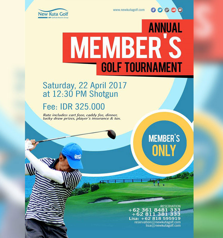 ANNUAL MEMBERS DAY GOLF TOURNAMENT 2017
